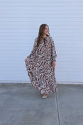 Wren Dress in Brown